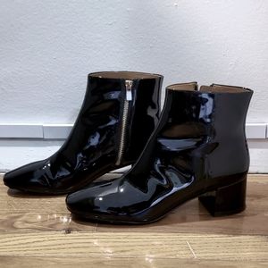 Square Toe Ankle Boots